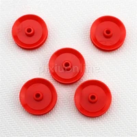 5pcslot j346b 29mm red abs belt pulley model mini belt transmission pulley diy parts free shipping malaysia sell at a loss