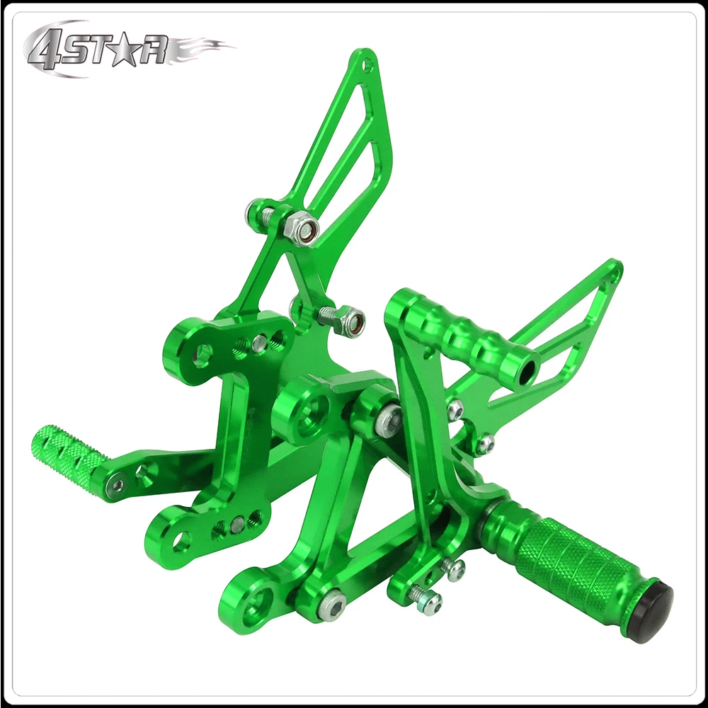 Мотоцикл с ЧПУ алюминиевые регулируемые Подножки подножки педали задний Набор
