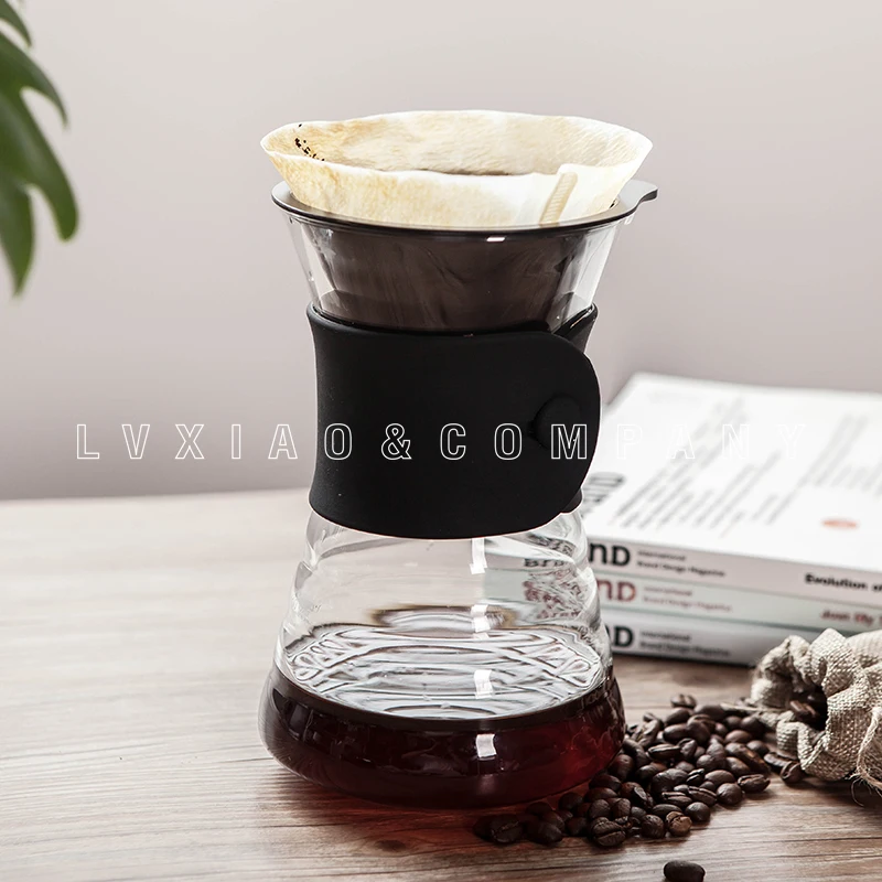 700 мл V60 капельный графин Hario СТЕКЛЯННЫЙ КОФЕЙНЫЙ сервер с капельницей V60 конусной формы