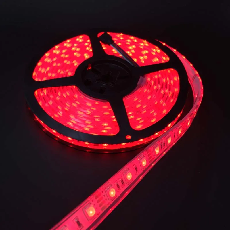 IP 68 5 м 5050 RGB праздничные светодиодные лампы Светодиодная лента светильник 12 в IP68 Водонепроницаемый 300 светодиодный RGB+ 24 клавиши rgb контроллер+ 12 В 5a адаптер