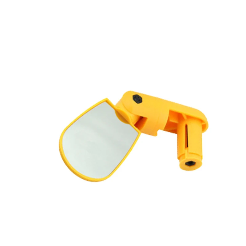 Цвет: желтый Bicycle Rearview Mirror Mountain Bike Handlebar Wide Angle Back Eye 360 Degrees Adjustable Safety Bike Rear View Mirrors RR7202 - Цвет: Цвет: желтый