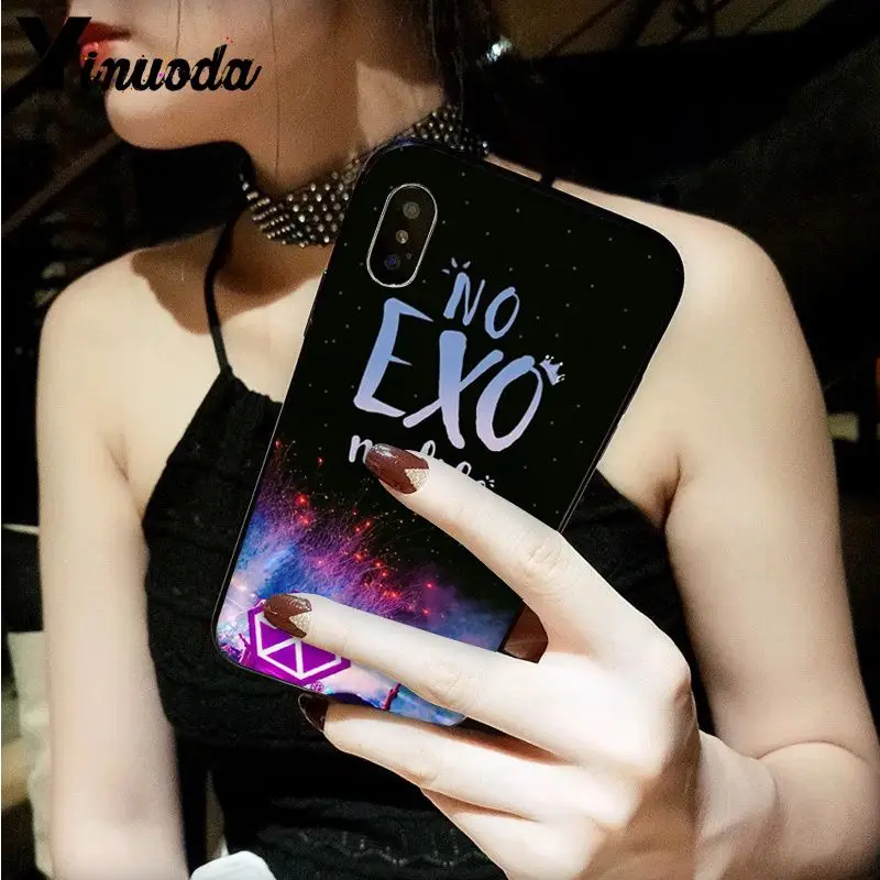 A16 Yinuoda EXO band k-pop kpop Новинка чехол для телефона Fundas чехол для Apple iPhone 8 7 6 6S Plus X XS MAX 5 5S SE XR Чехол для мобильного телефона - Цвет: A16