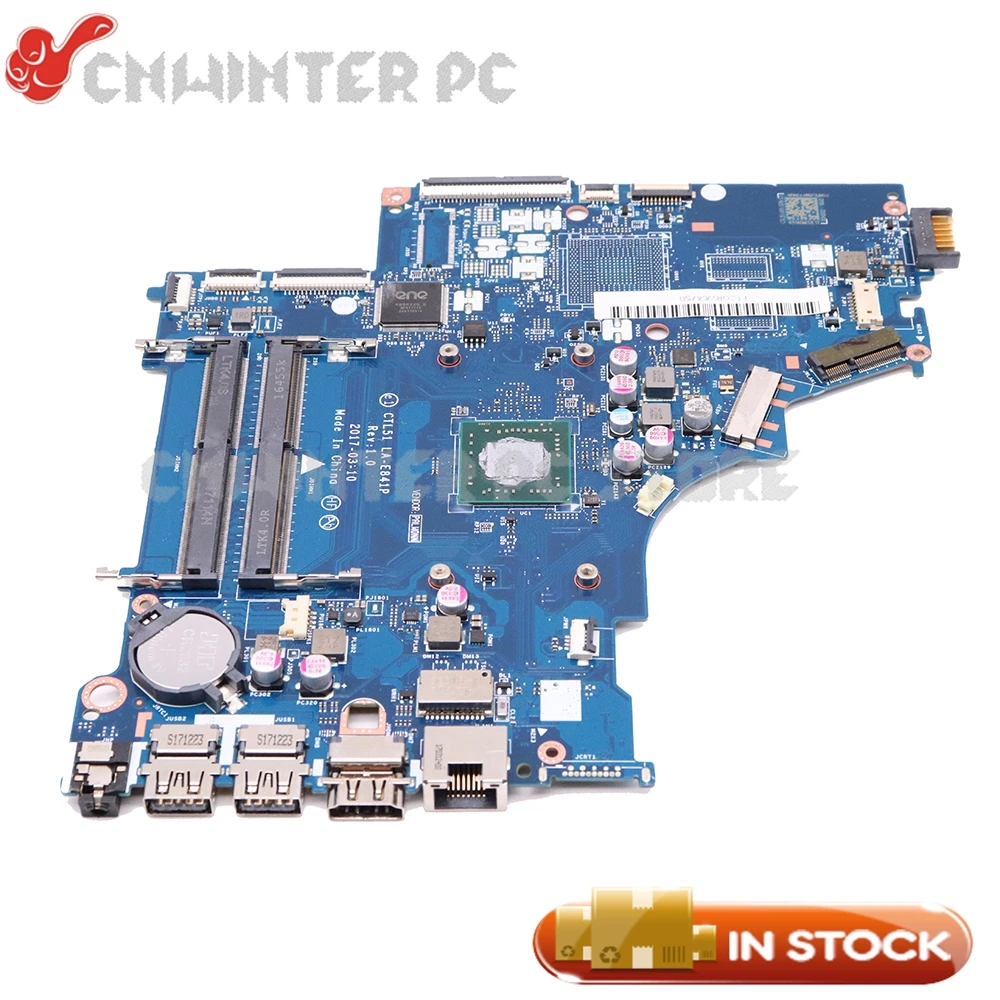 Материнская плата NOKOTION 924720 601 CTL51/53 для ноутбука HP 15 BW bw066sa материнская DDR3 с
