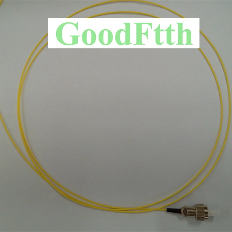 Fiber Pigtail ST Multimode OM1 62.5/125 Simplex 0.9mm Orange GoodFtth 0.5-3m 10pcs/lot