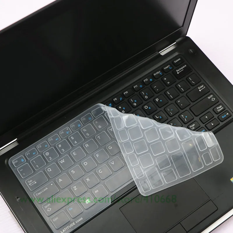 Для Dell Latitude E5450 E5470 7490 3340 E3340 E7450 5491 14 дюймов силиконовая клавиатура для ноутбука Обложка Защитная крышка