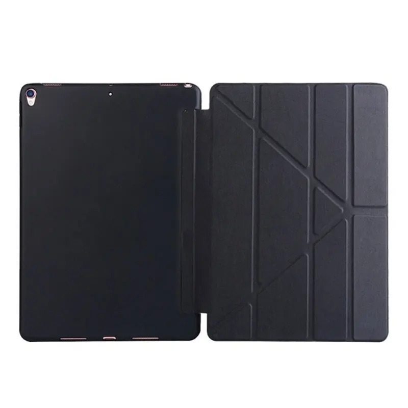 Soft Tablets Case For iPad 5 6 8 9.7'' TPU Smart Wake Sleep Multi-folded PU Leather Protective Cover 2018 9.7 Inch | Компьютеры и