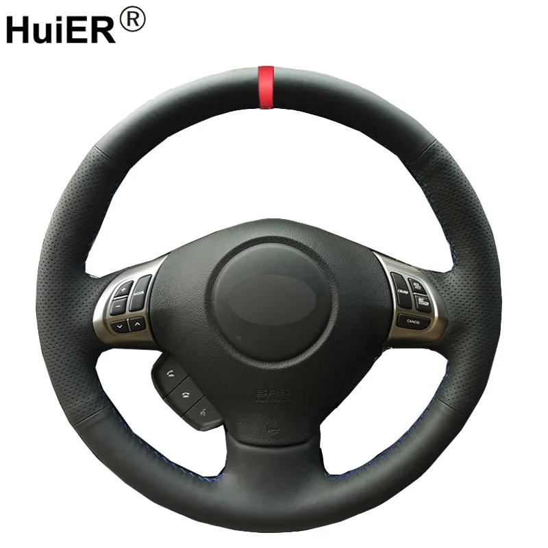 

Маркер HuiER чехол рулевого колеса автомобиля, красный, для Subaru Forester 2008-2012, Impreza 2008-2011, Legacy 2008-2010, требований 2