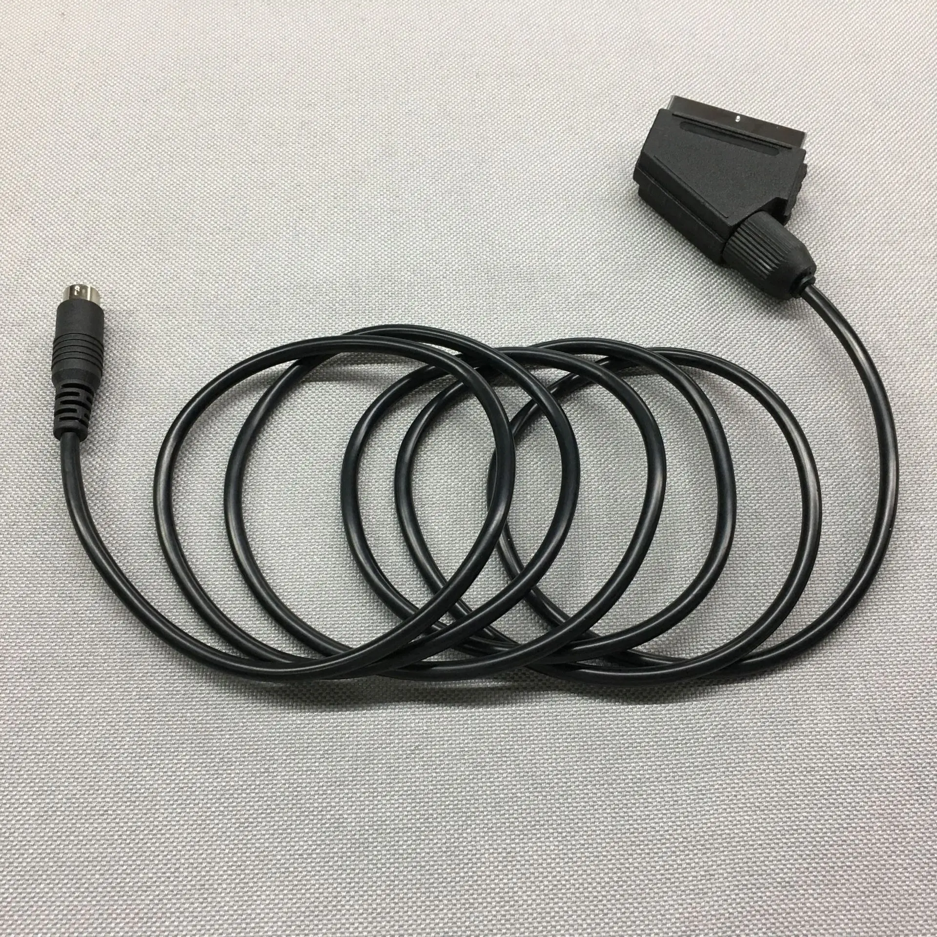 FZQWEG черный 1,8 м/6 футов Scart AV ТВ Видео кабель для sega Saturn NTSC& PAL версии игры аксессуары кабели