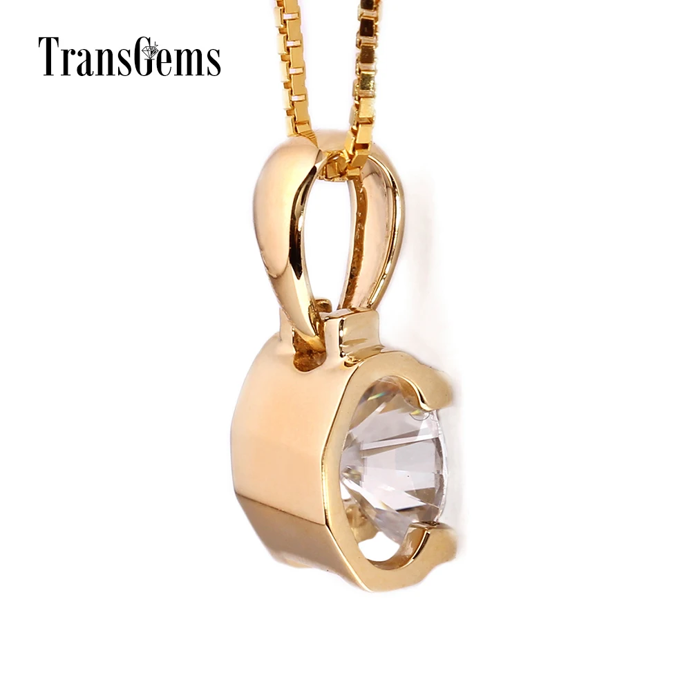 Женское колье Косынка с подвеской 18 К желтое золото 1 карат 6 5 мм|necklace 18k|necklace