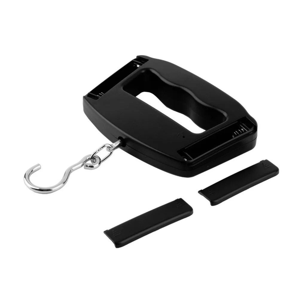 Черный ABS пластиковый карман 50кг/10 г LCD Цифровые рыболовные подвесные электронные