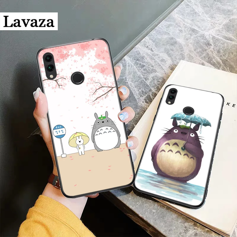 Spirited Away and Totoro Silicone Case for Huawei honor 6A 7A Pro 7X 8 Lite 8A 8X 8C 9 Note 10 View 20 20S 9X | Мобильные телефоны
