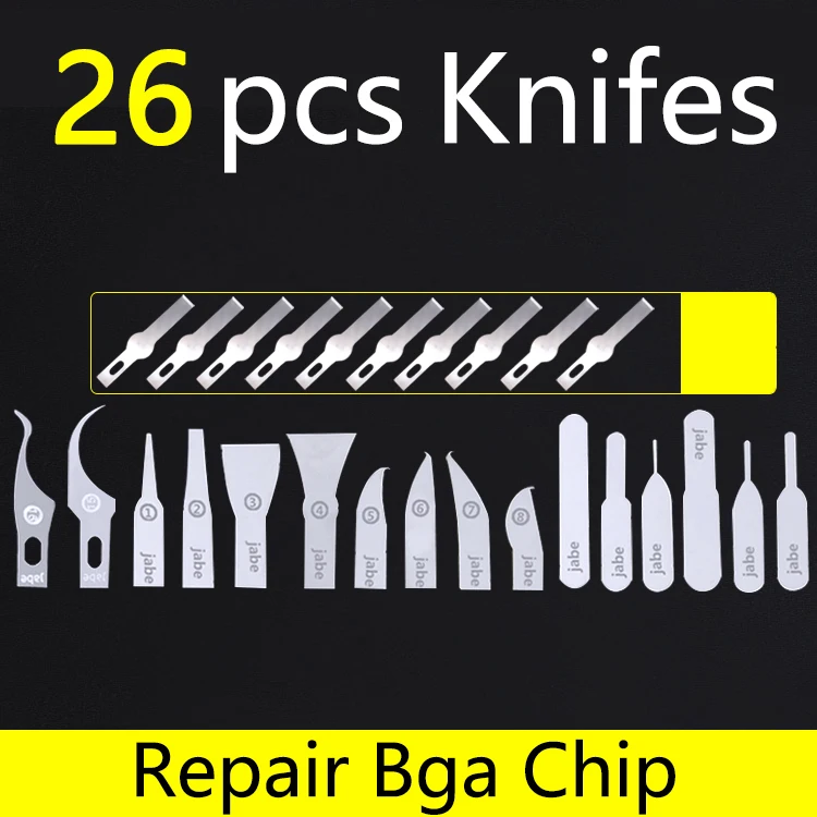 CPU High-quality Motherboard BGA IC Knife NAND Remove glue edge Thin blade Mobile maintenance tool + Hard straight | Инструменты