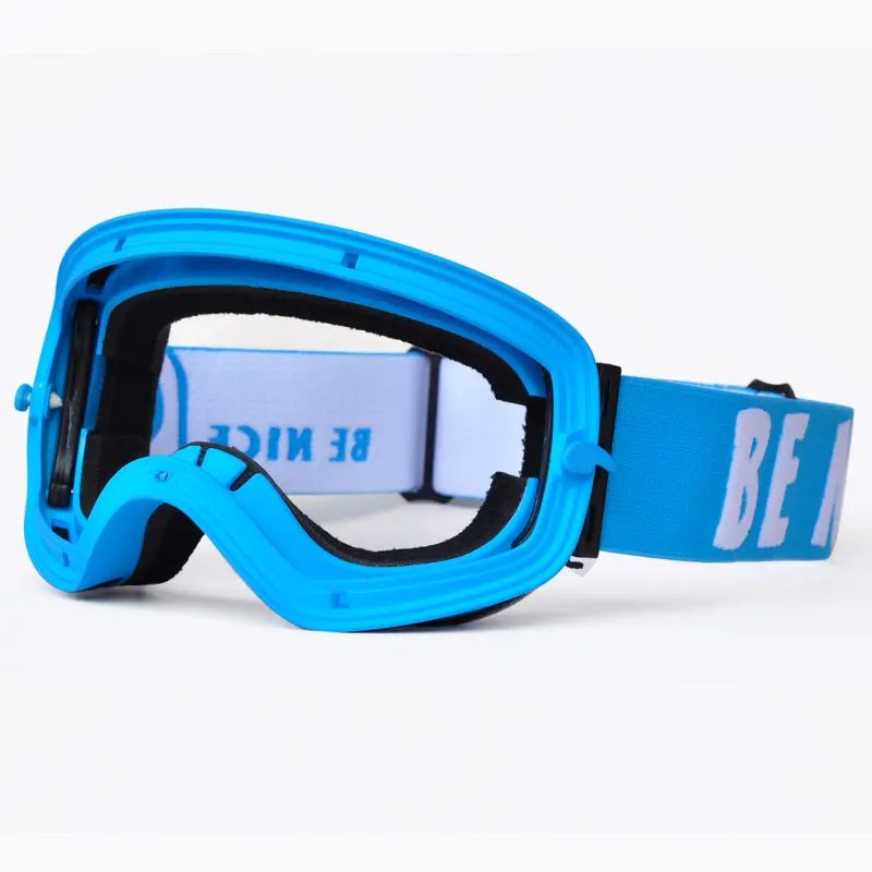 Оправа для лыжных очков snow-3100 Анти-Туман UV400 большие сферические очки для сноубординга оправа совместима с линзами для лыжных очков - Цвет: blue and white