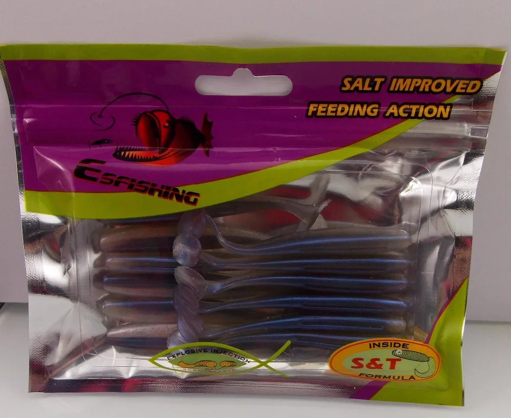 Esfishing ES Easy shiner Новинка 20 шт 76 мм 2,6 г мягкие приманки рыболовные приманки isca искусственные аксессуары для морской рыбалки