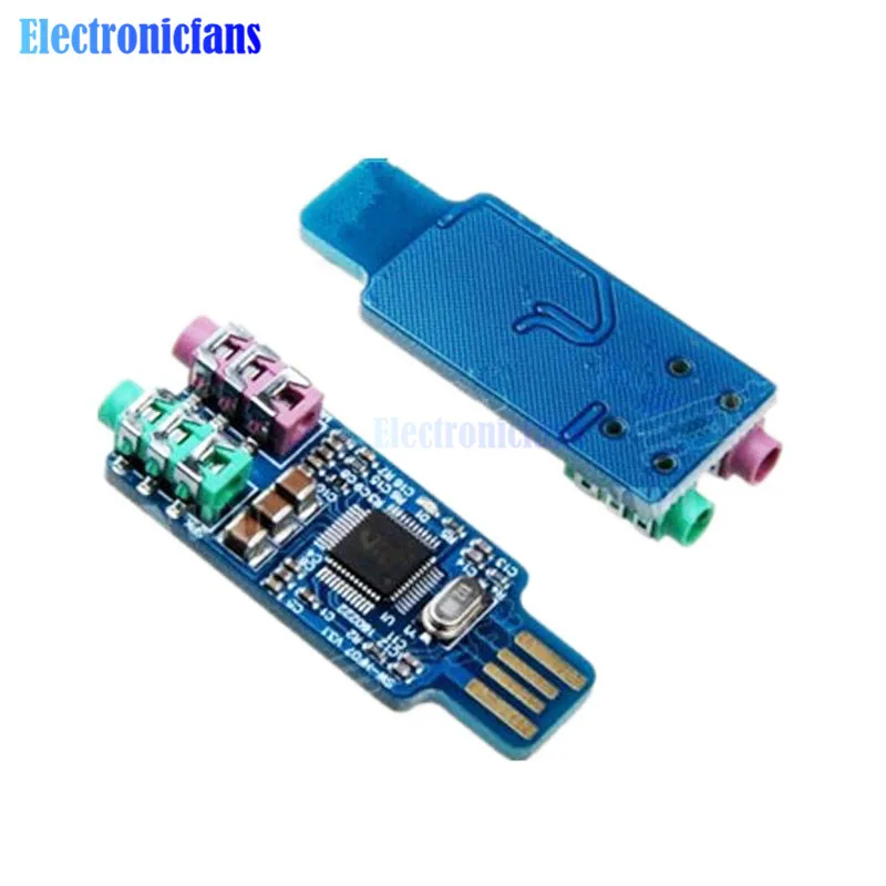 USB накопитель CM108 внешняя звуковая карта для ноутбука и компьютера новый