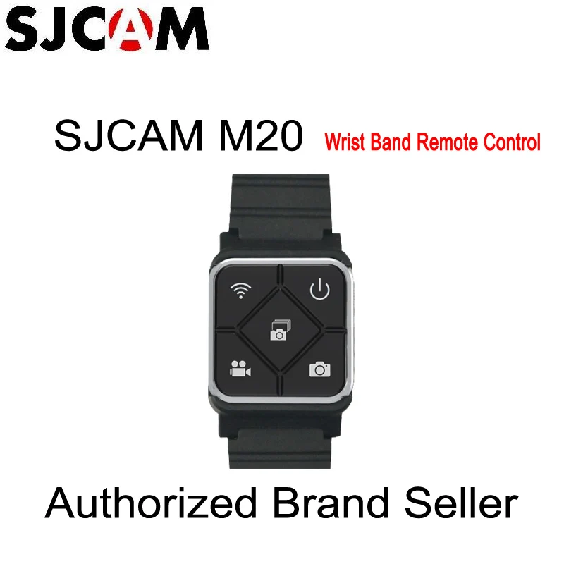 Носимые наручные часы браслет для экшн камеры SJCAM M20 спортивные с дистанционным