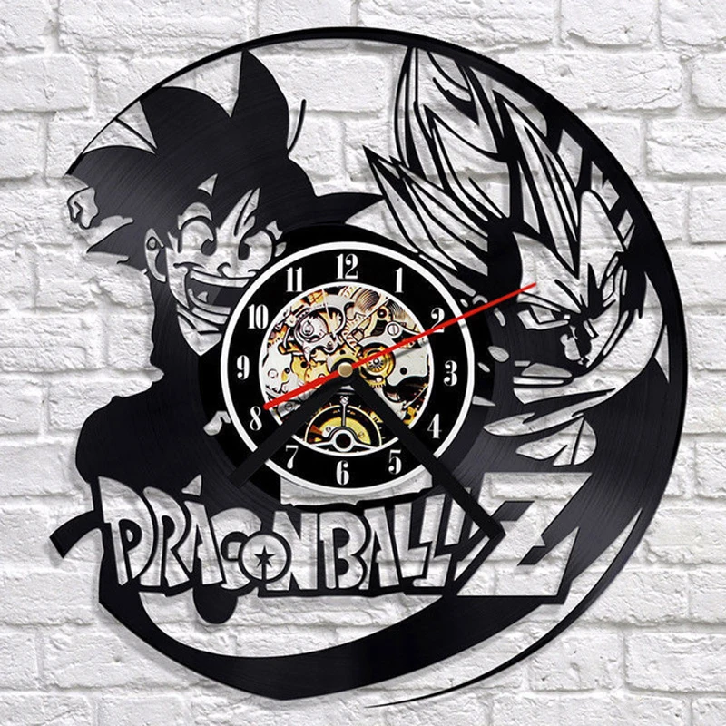 Настенные часы Horloge Murale Dragon Ball Z дизайнерские коллекционные 3d наклейки виниловые