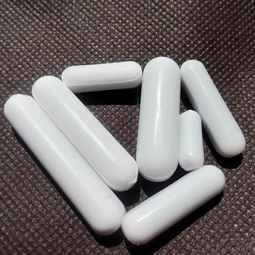 7 шт. PTFE магнитная мешалка белый цвет