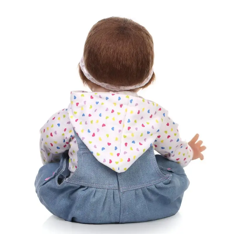 55 см NPK коллекция силиконовые куклы для новорожденных реалистичные девочек