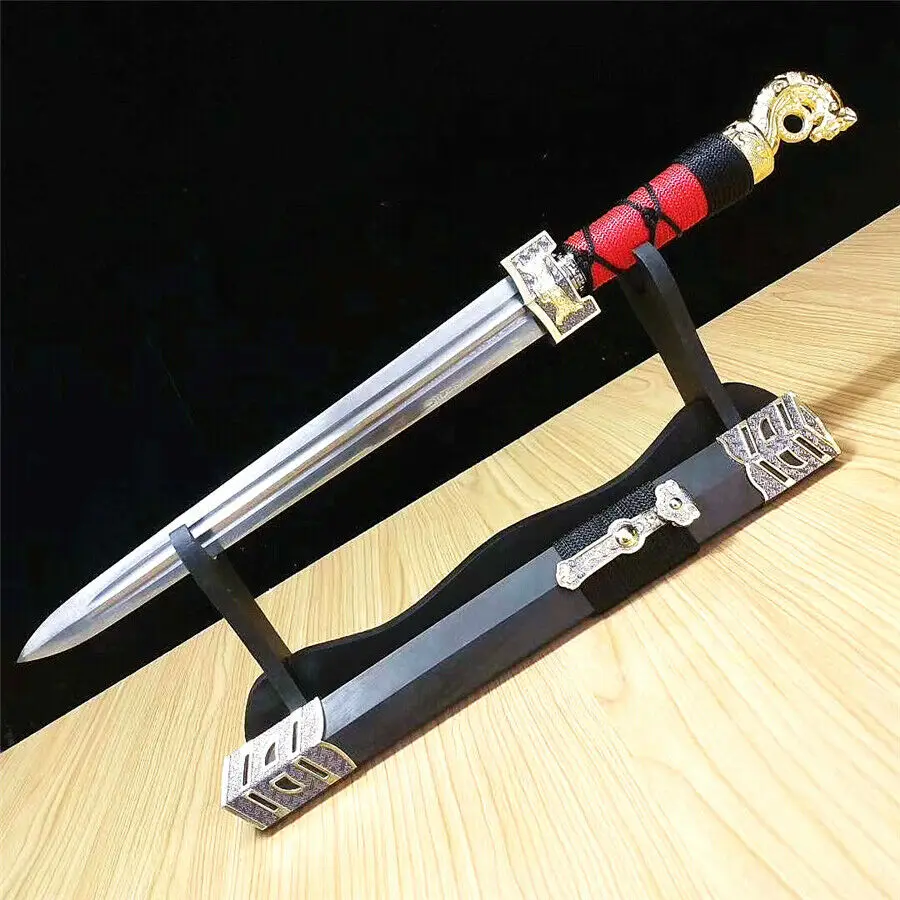 Красивый охотничий Меч Han jian Dagger острый дамасский стальной клинок короткий меч