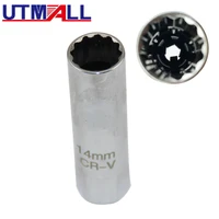 14mm spark plug socket thin wall 38 drive 12 pt point 14mm for bmw mini benz nissan