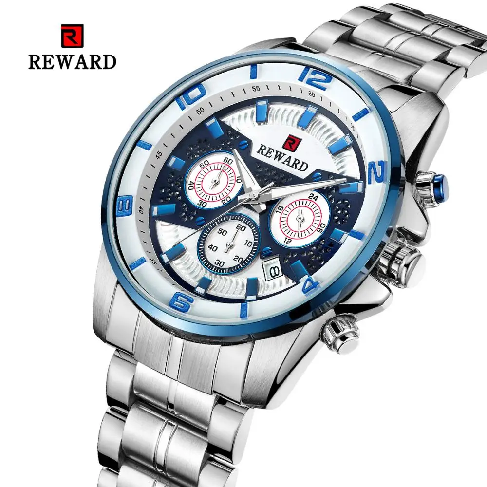 Новинка 2020 роскошные мужские спортивные часы с тремя глазами хронограф