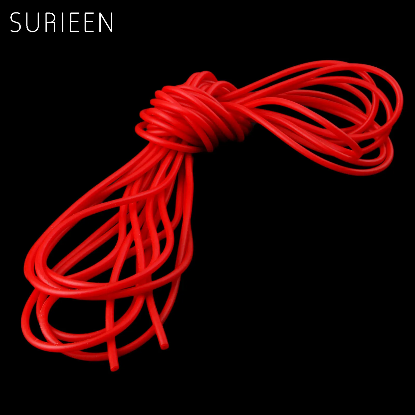 

SURIEEN 10M 2mmx5mm Sporting Natural Latex Slingshot Rubber Tube Catapult Sling Shot Rubber Band Strong Elastic Bungee Tube 2050