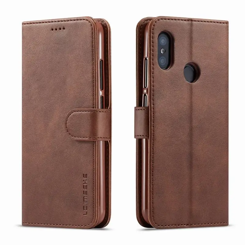 Чехол для Xiaomi Mi A2 Lite роскошный винтажный Магнитный кошелек кожаные сумки A 2 чехол
