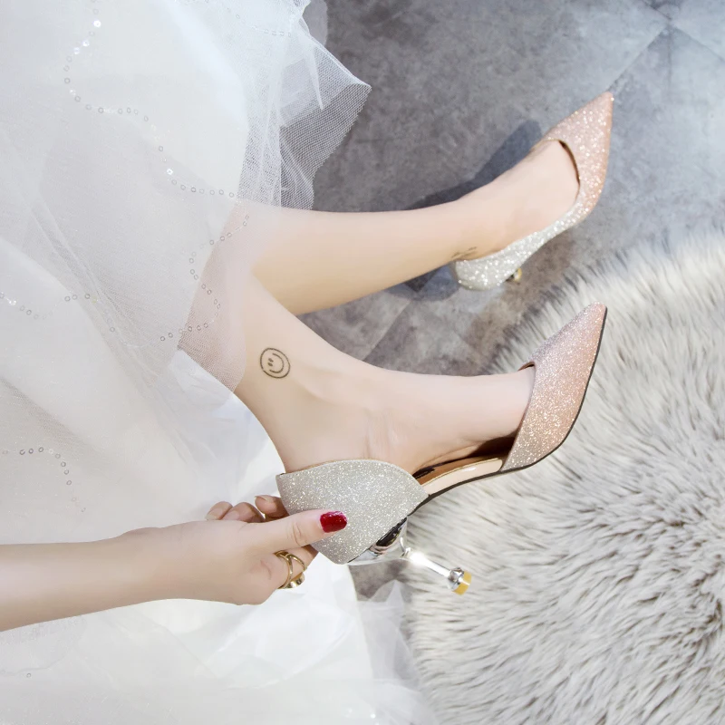 Cresfimix femmes hauts talons/пикантные удобные Весенние Свадебные туфли на высоком каблуке