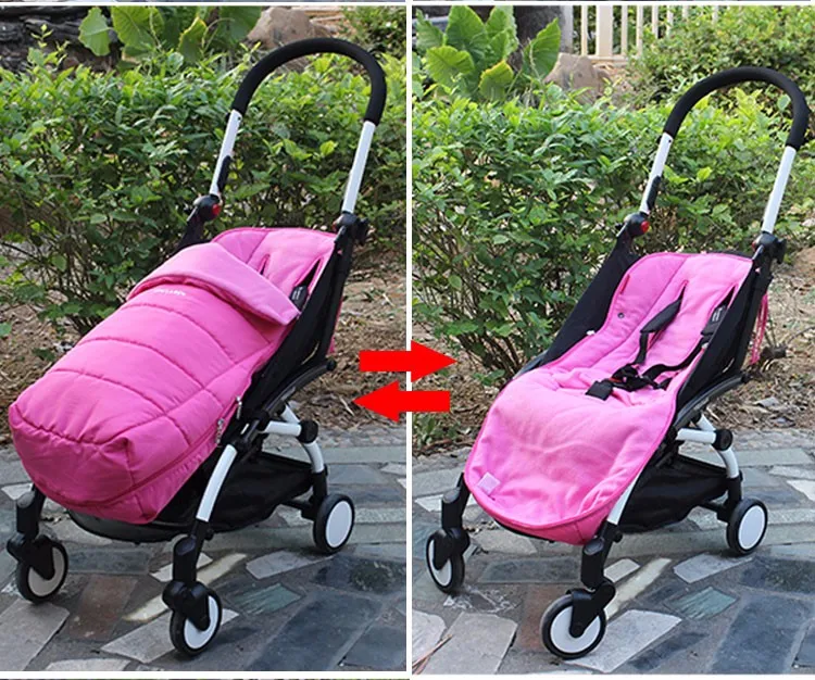 ROSE SLEEP BAG MACLAREN yoya оригинальная кукольная коляска, спальный мешок для подгузников, чехол для ног, чехол для коляски, термосумки, Детские аксессуары для детской коляски чехол - Цвет: ROSE SLEEP BAG