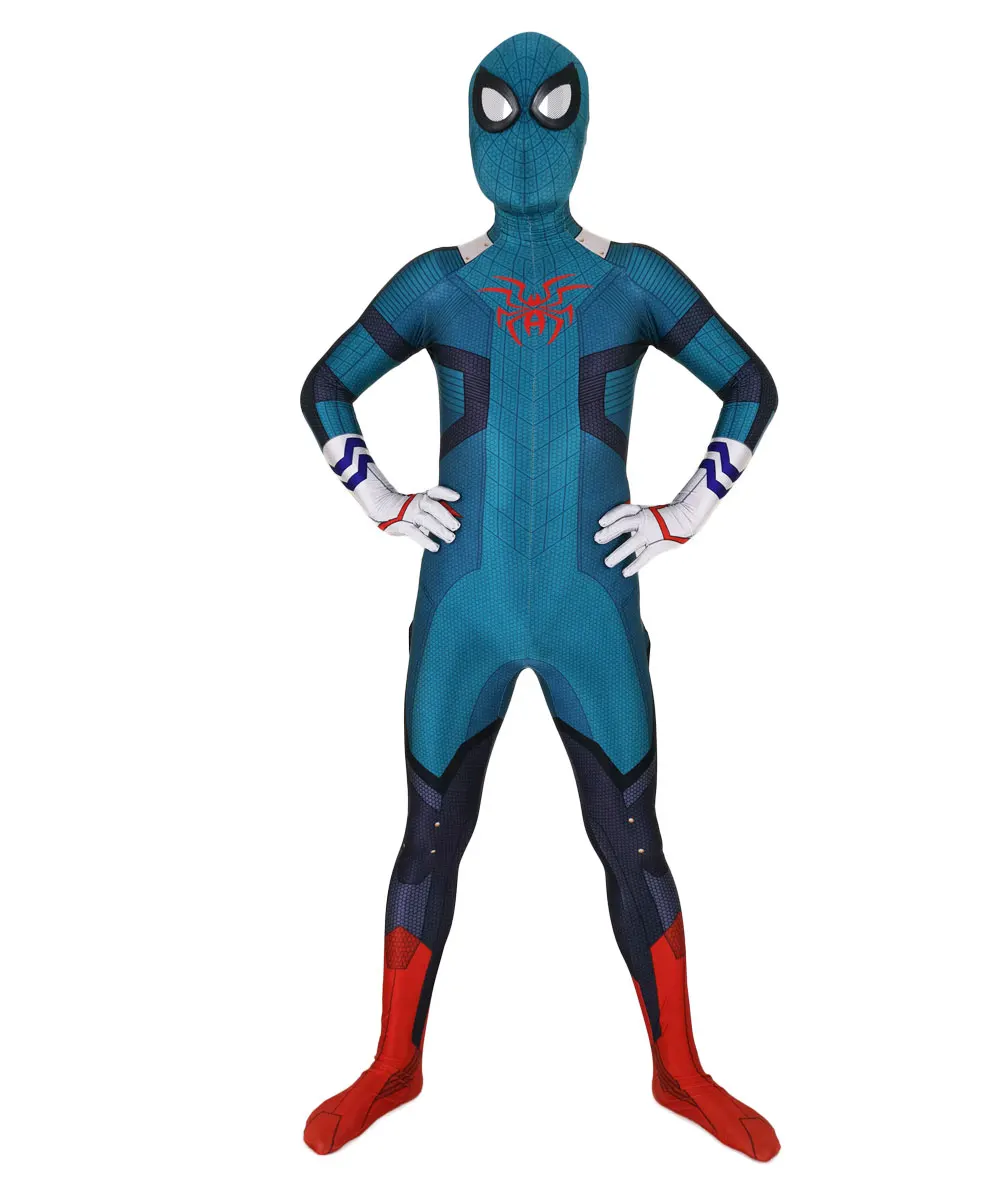 Вечерние костюмы для косплея на Хеллоуин с 3D принтом Deku Spider-man Spider-Deku, костюм Человека-паука, костюм супергероя из лайкры, костюм зентай - Цвет: Hood Jumpsuits