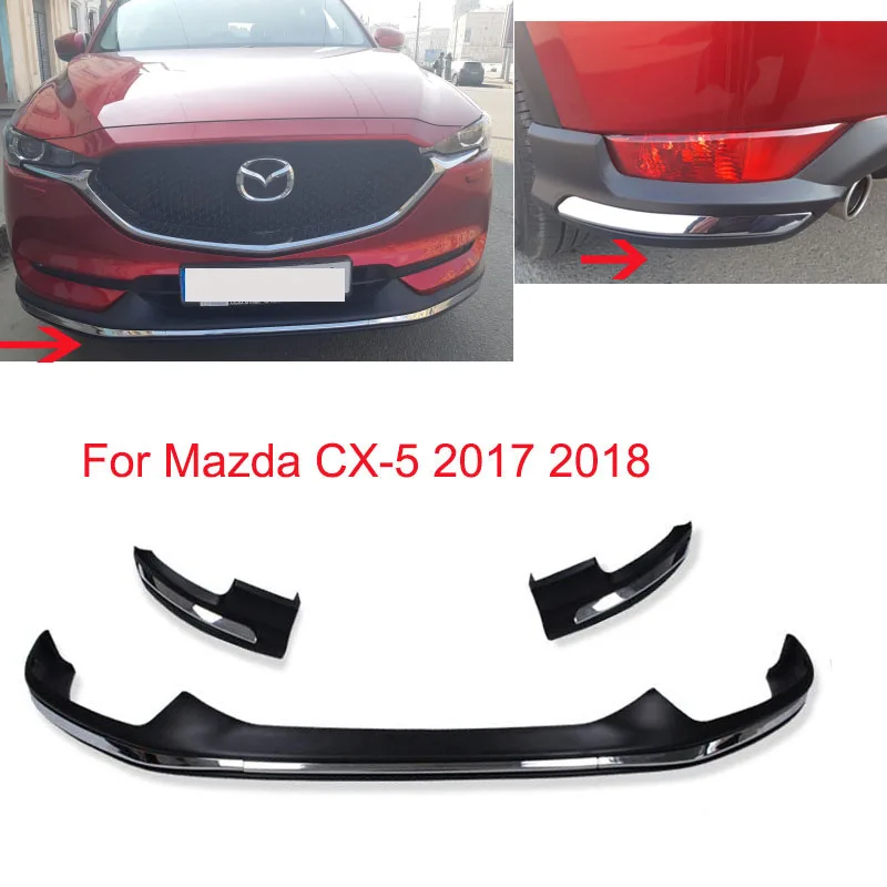 Для Mazda CX5 CX-5 защита переднего заднего бампера защитное литье штанги противоскользящая пластина для Авто Отделка пресс-формы аксессуары