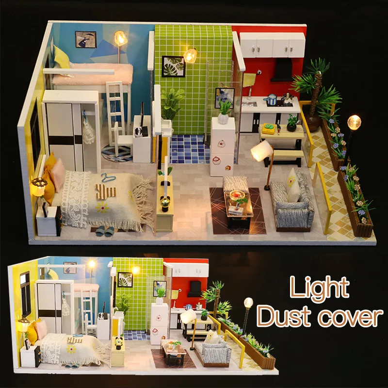 Новые игрушки для детей DIY кукольный домик деревянные кукольные домики