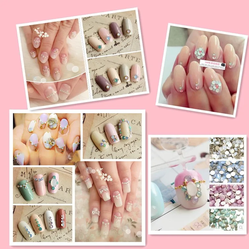 CCBLING стразы кристалл белый опал искусственный клей на не горячей фиксации ss3 ss30