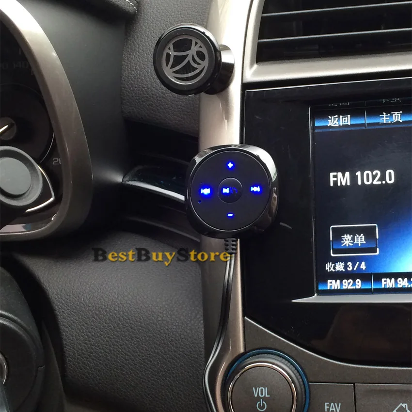 XCGaoon громкой связи Bluetooth автомобильный комплект спикерфон с 5 В 2.1A USB Автомобильное зарядное устройство для iPhone для мобильного смартфона