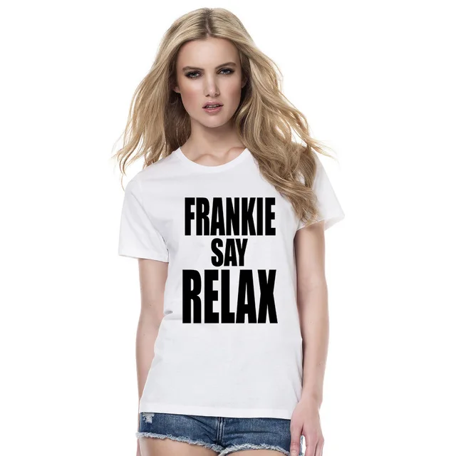 Футболка Friends Frankie Say Расслабляющая Футболка женская футболка Ross Rachel модные футболки для ТВ шоу женские летние повседневные топы одежда подарки