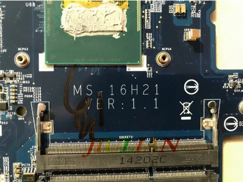 Основная плата для ноутбука материнская плата для MSI материнская плата SR1PX i7-4710HQ GS60 GTX860M MS-16H21 Версия 1,1 3 ГБ