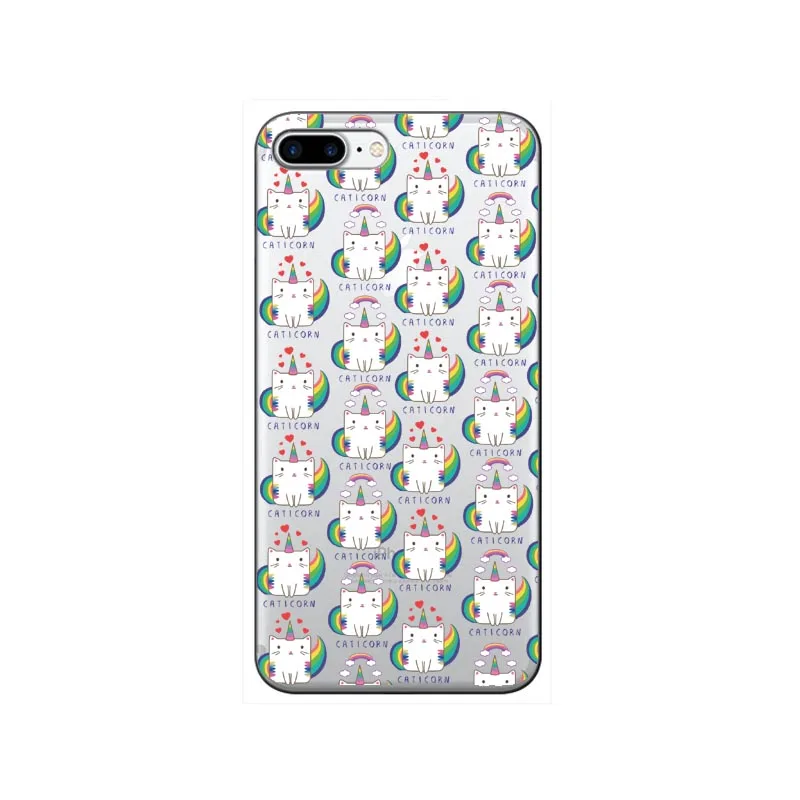 Милые Животные Кошки прекрасный Caticorn Мягкий ТПУ чехол для телефона для iPhone X 7 XR XS MAX 8 8Plus 6 6S 6Plus 11 11PRO SE чехол s