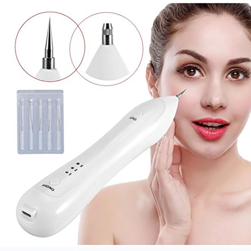 5 Set Plasma Pen Mole Dark Spot Remover Replace Needles Fine Needle And Coarse For Freckle Face Wart Skin Tag | Красота и здоровье