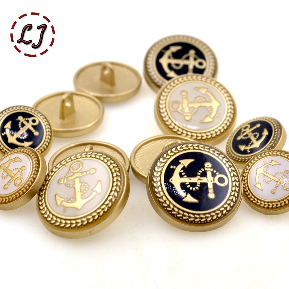 Новая модная швейная металлическая кнопка 10 шт./лот декоративные пуговицы в