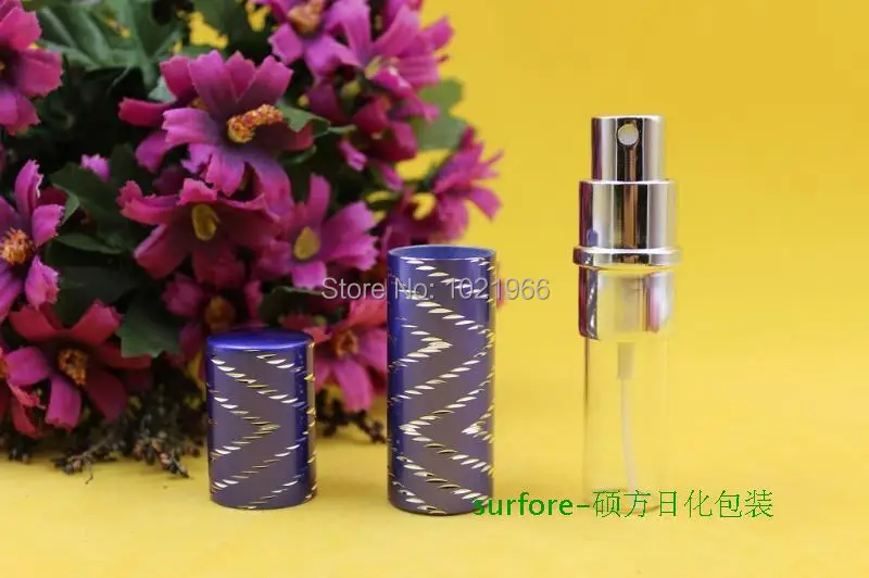 Секанс духи 10 мл трубки дозирования малых нефтяных бутылки алюминиевый