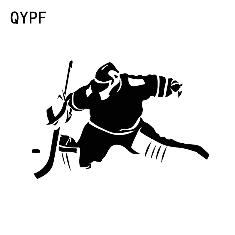 QYPF 14,6*9,7 см Модный хоккейный Декор виниловые наклейки на машину высокого качества аксессуары для мотоциклов C16-0574