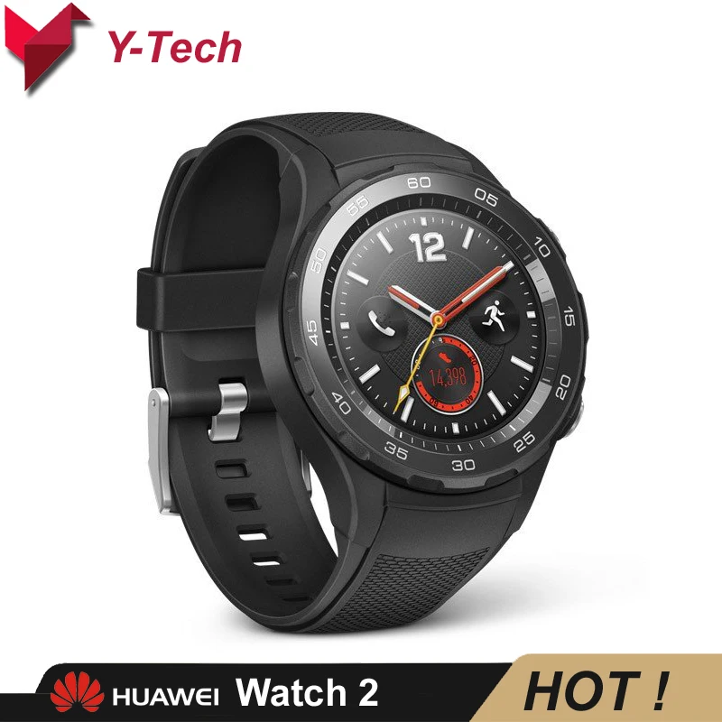 Huawei Watch 2 NFC gps LTE 4G huawei Smartwatch телефонный Звонок трекер сердечного ритма IP68 Водонепроницаемый для Android iOS