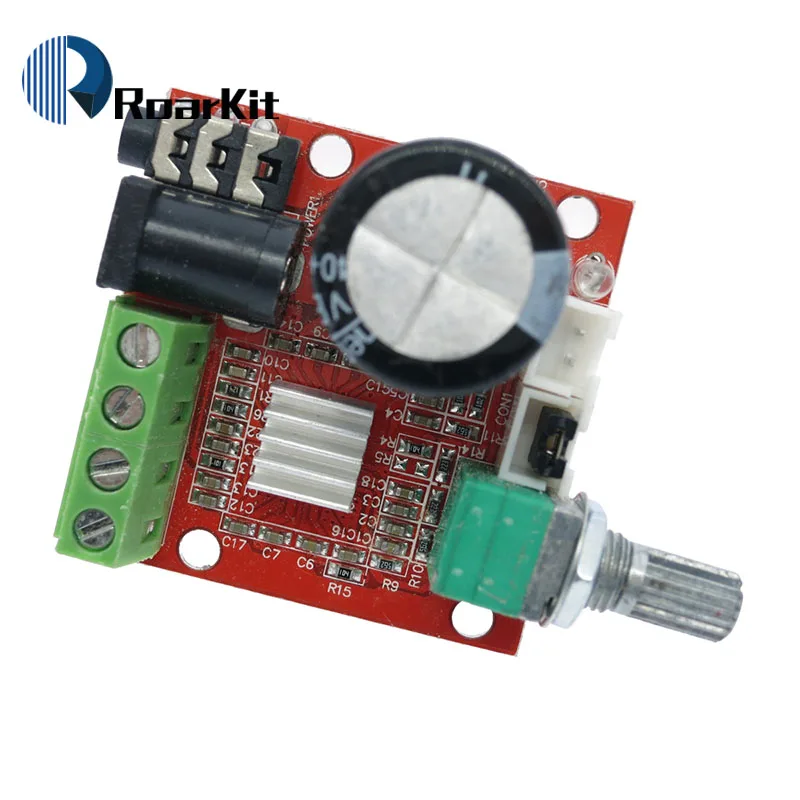 Горячая Распродажа 12V Mini Hi Fi PAM8610 плата аудио стереоусилителя 2X10W двухканальный D