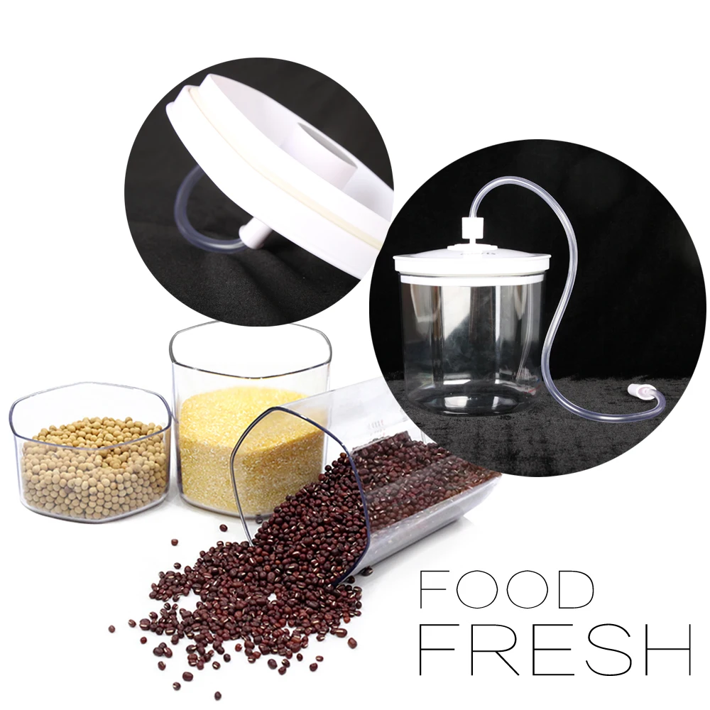 

GZZT Vacuum Storage Box 700ml/1400ml/2000ml With Exhaust Pipe Suitable For VAS-950 Food Vacuum Machine Refrigerator Box