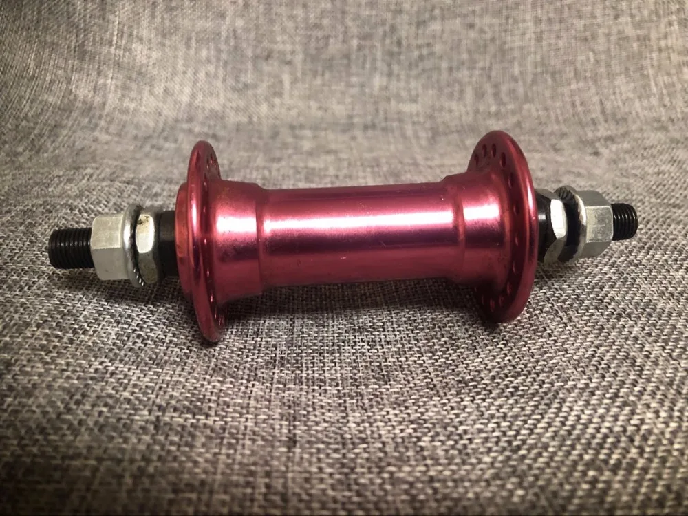 Ступица bmx 10 мм 36h шариковый подшипник передние ступицы red распродажа|bmx front hub|front