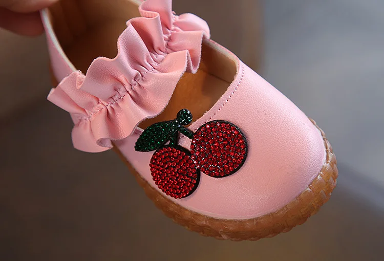 The girl Shoes Children's Shoe PU Kids Casual Flats Sneakers Toddler Boys Princess diamond soft bottom toddler shoes | Детская