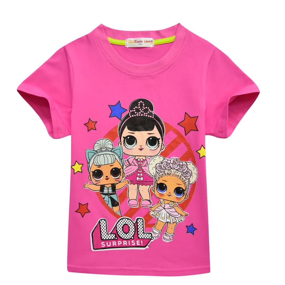 Летняя футболка для девочек розовые топы с рисунком Jojo Siwa Детские футболки с короткими рукавами, одежда для подарков, От 3 до 13 лет