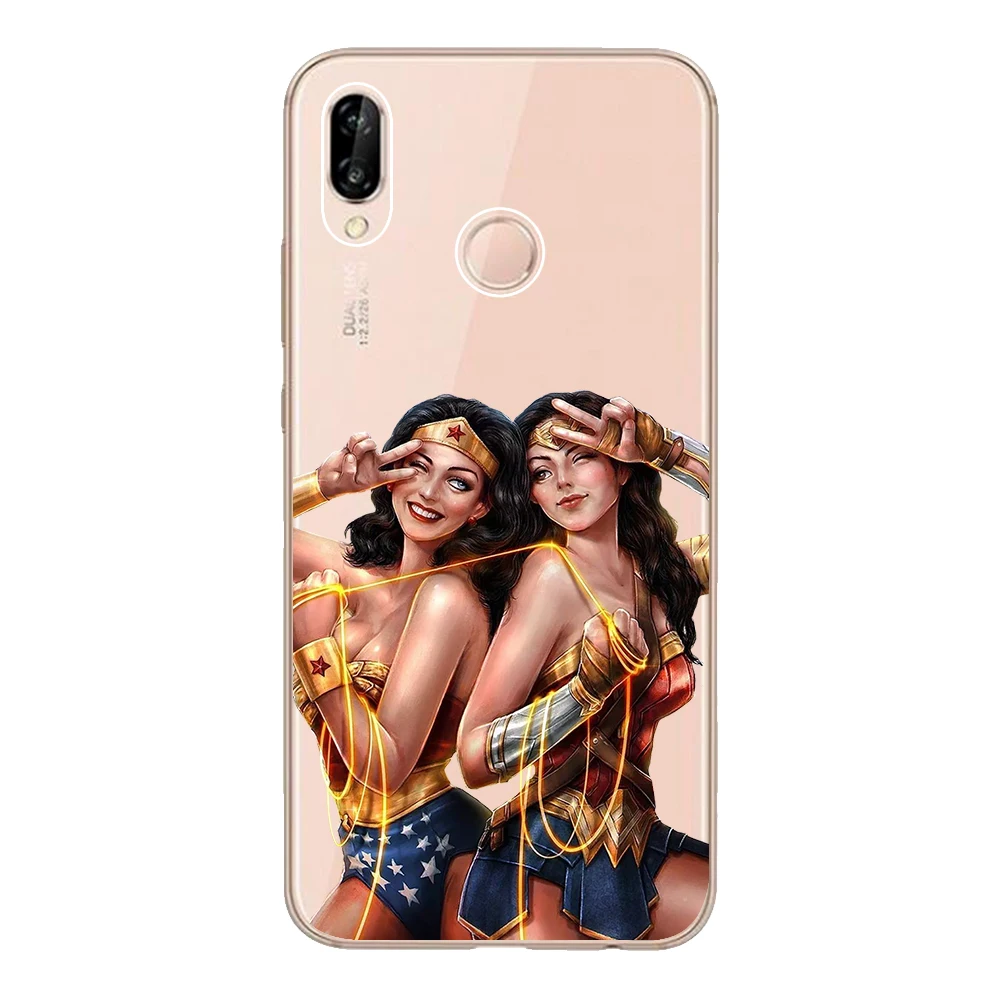 Мягкий чехол из ТПУ для Huawei P20 Lite 5 84 &quot силиконовый с человеком-пауком Железным