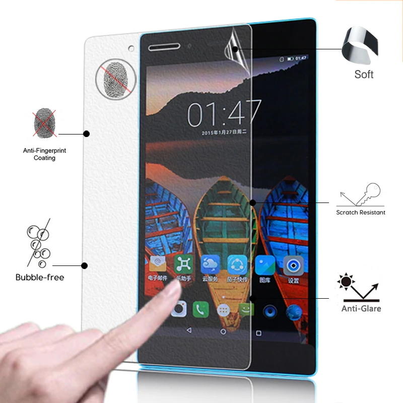 Премиум Антибликовая матовая защитная пленка для Lenovo Tab3 7 LTE 0 &quottablet Защита от